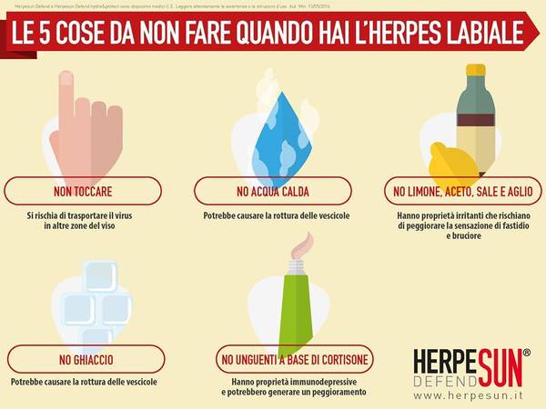 herpes labiale sintomi e cura dell'infezione 